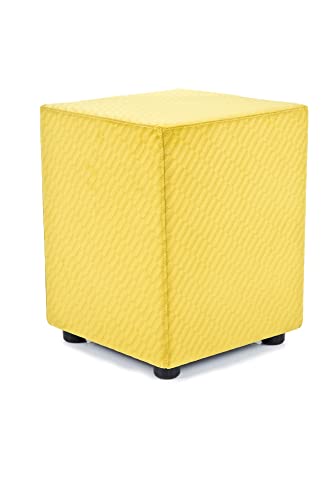 Kaikoon Sitzwürfel Sitzhocker Hocker Exclusiv gelb 35 cm x 35 cm x 45 cm von Kaikoon