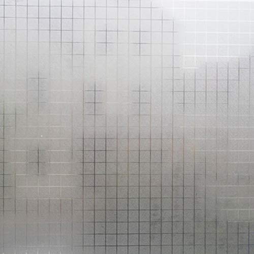 Fensterfolie 150x45cm Karo Sichtschutzfolie statische Folie Dekorfolie von DRULINE