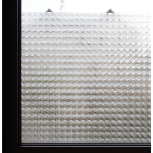 Fensterfolie Kristal 150x45cm Sichtschutzfolie statische Folie Dekorfolie von Kaiman