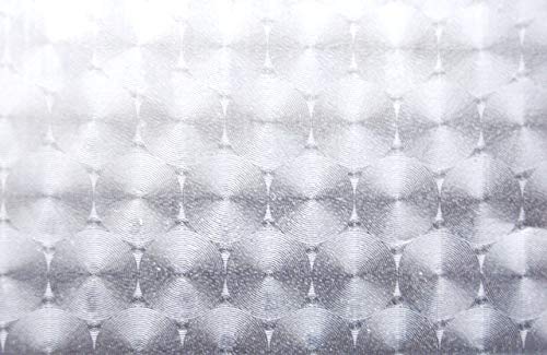 Kaiman Dekofolie Struktur Dekore 200x45cm Selbstklebefolie Möbelfolie, Transparent Milch von Kaiman
