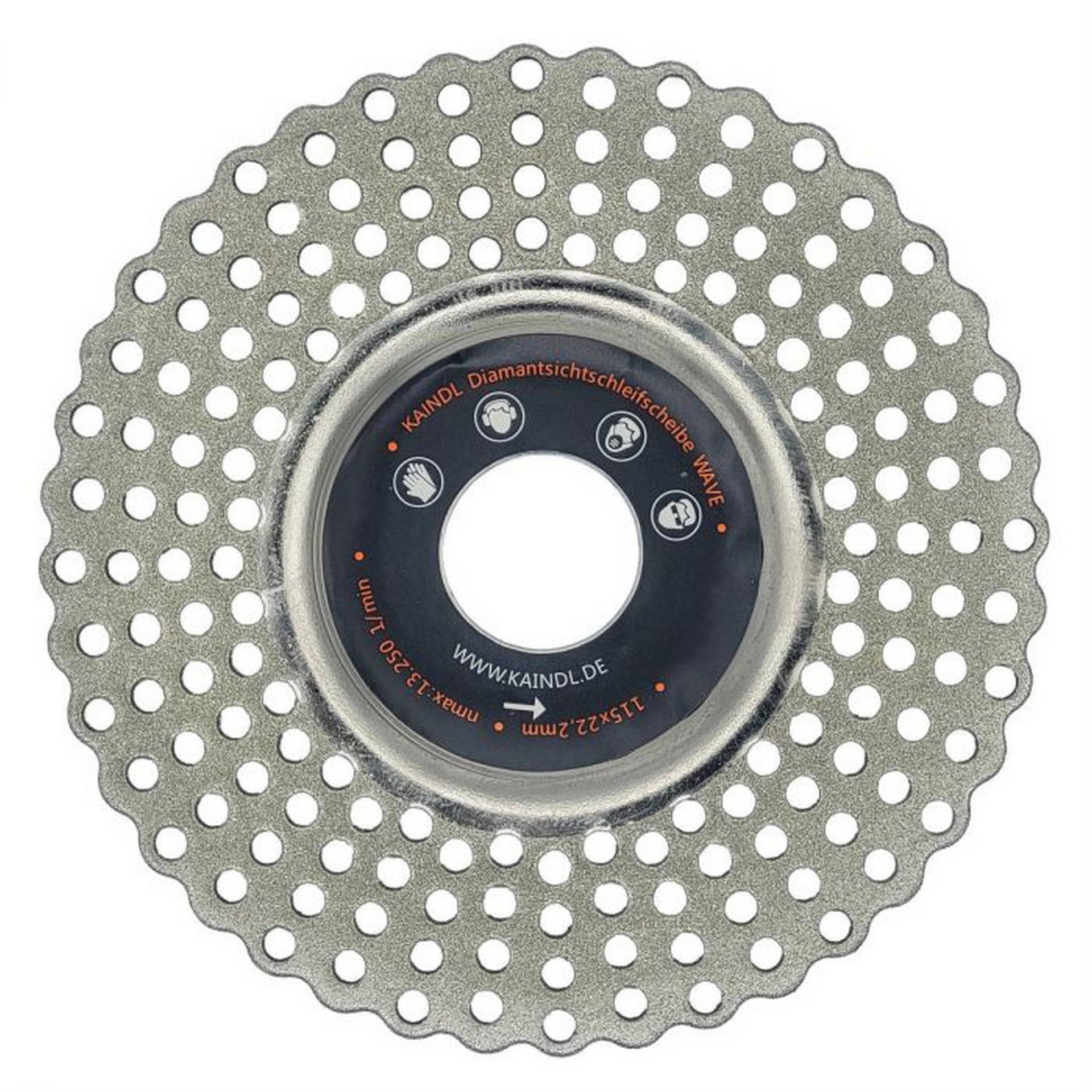 Kaindl Schleiftechnik Diamant-Sichtschleifscheibe 'WAVE' Ø 115 mm D151 Kaindl Schleiftechnik Diamant-Sichtschleifscheibe 'WAVE' Ø 115 mm D151 von Kaindl Schleiftechnik