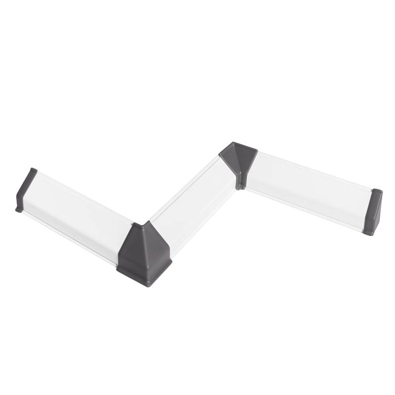 Kaindl Wandanschlußprofil-Zubehör-Set 1090 grau von Kaindl