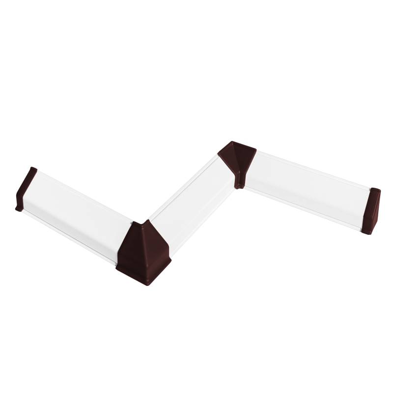 Kaindl Wandanschlußprofil-Zubehör-Set 1091 schokobraun von Kaindl