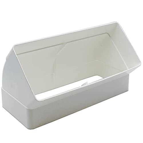 Kair 45 Grad vertikaler Winkelbogen, 220 mm x 90 mm, rechteckiger Kunststoffkanaladapter von Kair