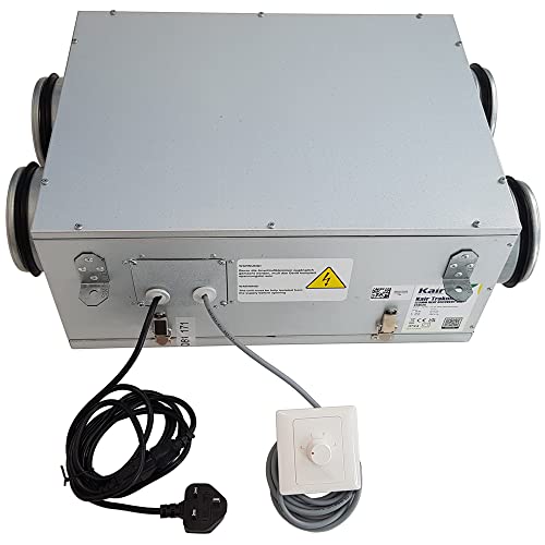 Kair Trakmaster 125 Slimline Wärmerückgewinnung Lüftungsgerät - Kondenswasserlösung für ganzes Haus von Kair