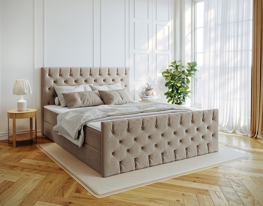 Kaiser Möbel Boxspringbett Kontinentalbett Mars Mit Bettkasten Stoff Riviera Kaiser Möbel Boxspringbett Kontinentalbett Mars Mit Bettkasten Stoff Riviera von Kaiser Möbel