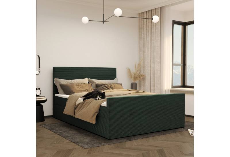 Kaiser Möbel Boxspringbett Modern mit bettkasten und topper VIESTA stoff Poso, Große Auswahl an Größen, zwei Bettkästen, Topper Kaiser Möbel Boxspringbett Modern mit bettkasten und topper VIESTA stoff Poso, Große Auswahl an Größen, zwei Bettkästen, Topper von Kaiser Möbel