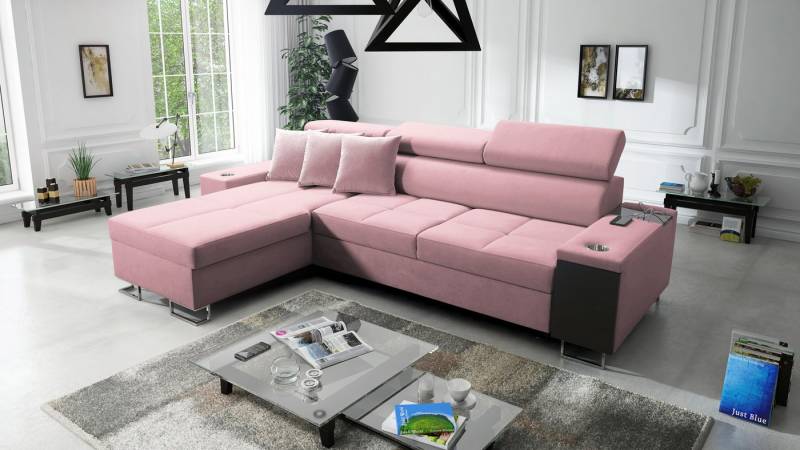 Kaiser Möbel Ecksofa Bequemes mit Schlaffunktion MORENA I MINI von Kaiser Möbel