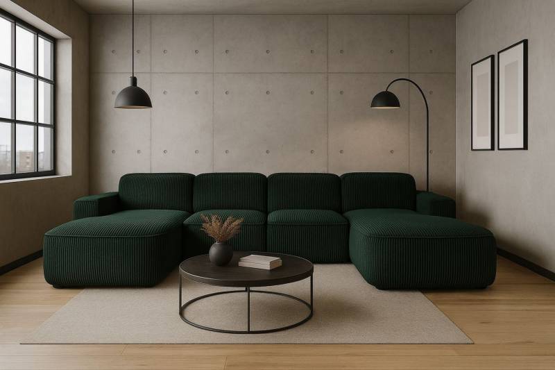 Kaiser Möbel Ecksofa Cursal Round U-Form – großes modulares Sofa mit sanften Rundungen Kaiser Möbel Ecksofa Cursal Round U-Form – großes modulares Sofa mit sanften Rundungen von Kaiser Möbel