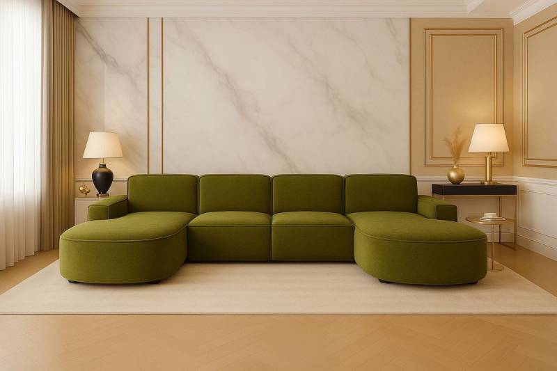 Kaiser Möbel Ecksofa Cursal Round U-Form – großes modulares Sofa mit sanften Rundungen Kaiser Möbel Ecksofa Cursal Round U-Form – großes modulares Sofa mit sanften Rundungen von Kaiser Möbel