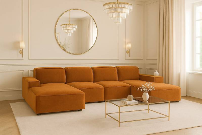 Kaiser Möbel Ecksofa Cursal U-Form – großes modulares Sofa aus hochwertigem, modulares System, U-Form, tiefe Sitzfläche Kaiser Möbel Ecksofa Cursal U-Form – großes modulares Sofa aus hochwertigem, modulares System, U-Form, tiefe Sitzfläche von Kaiser Möbel