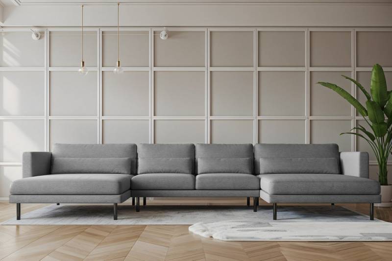 Kaiser Möbel Ecksofa DANI in U-Form,Stilvolles, stoff Poso und Verita von Kaiser Möbel