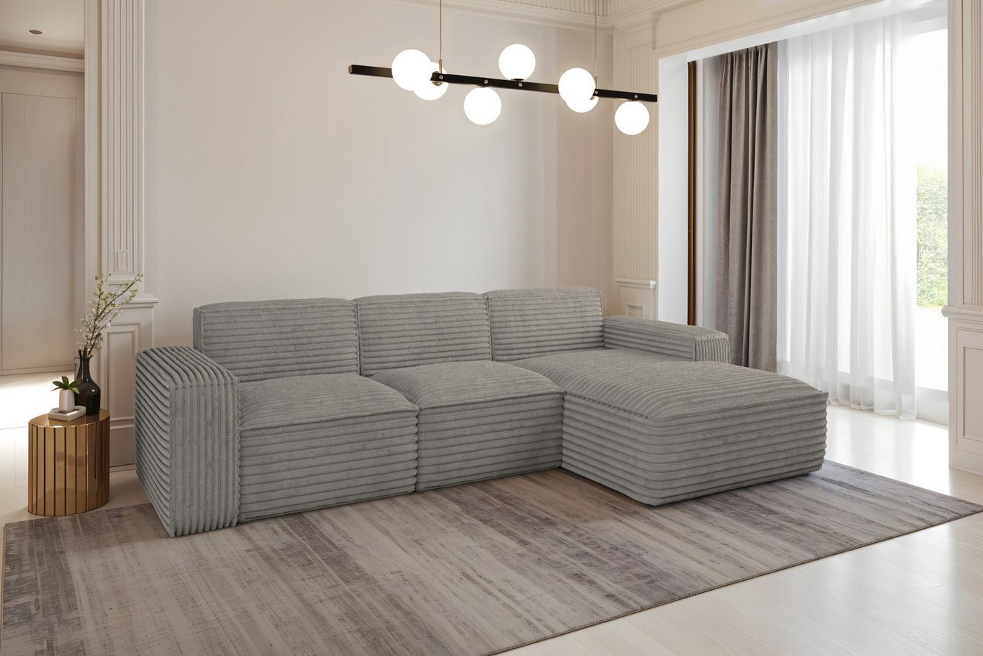 Kaiser Möbel Ecksofa Eckcouch SIENA L-Form, Stoff Poso/Salvador/Maloy/Artico/Velo, Einzelsofa, Bequem Kaiser Möbel Ecksofa Eckcouch SIENA L-Form, Stoff Poso/Salvador/Maloy/Artico/Velo, Einzelsofa, Bequem von Kaiser Möbel