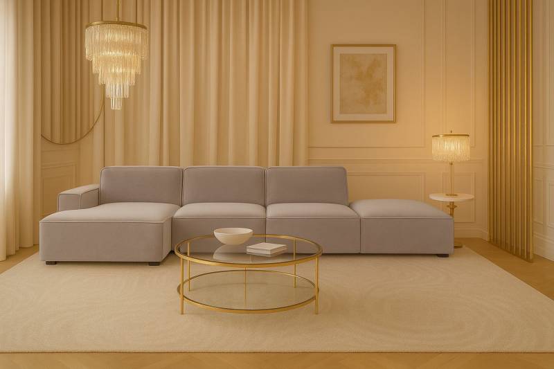 Kaiser Möbel Ecksofa Ecksofa Cursal – modulares L-Sofa mit großzügigem Design, Einzelsofa, L-Form, modulares System, minimalistisches Design Kaiser Möbel Ecksofa Ecksofa Cursal – modulares L-Sofa mit großzügigem Design, Einzelsofa, L-Form, modulares System, minimalistisches Design von Kaiser Möbel