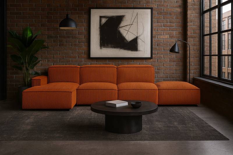 Kaiser Möbel Ecksofa Ecksofa Cursal – modulares L-Sofa mit großzügigem Design, L-Form, modulares System, minimalistisches Design Kaiser Möbel Ecksofa Ecksofa Cursal – modulares L-Sofa mit großzügigem Design, L-Form, modulares System, minimalistisches Design von Kaiser Möbel