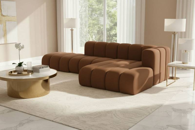 Kaiser Möbel Ecksofa Ecksofa L-Form modulare Grand Mini mit Hocker Veloursstoff Salvador, Ecksofa mit Hocker, Modulares L-Ecksofa,freistehender Hocker,Premium-Velours Salvador Kaiser Möbel Ecksofa Ecksofa L-Form modulare Grand Mini mit Hocker Veloursstoff Salvador, Ecksofa mit Hocker, Modulares L-Ecksofa,freistehender Hocker,Premium-Velours Salvador von Kaiser Möbel
