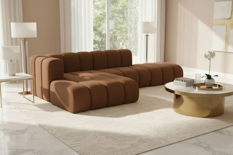 Kaiser Möbel Ecksofa Ecksofa L-Form modulare Grand Mini mit Hocker Veloursstoff Salvador, Ecksofa mit Hocker, Modulares L-Ecksofa,freistehender Hocker,Premium-Velours Salvador Kaiser Möbel Ecksofa Ecksofa L-Form modulare Grand Mini mit Hocker Veloursstoff Salvador, Ecksofa mit Hocker, Modulares L-Ecksofa,freistehender Hocker,Premium-Velours Salvador von Kaiser Möbel