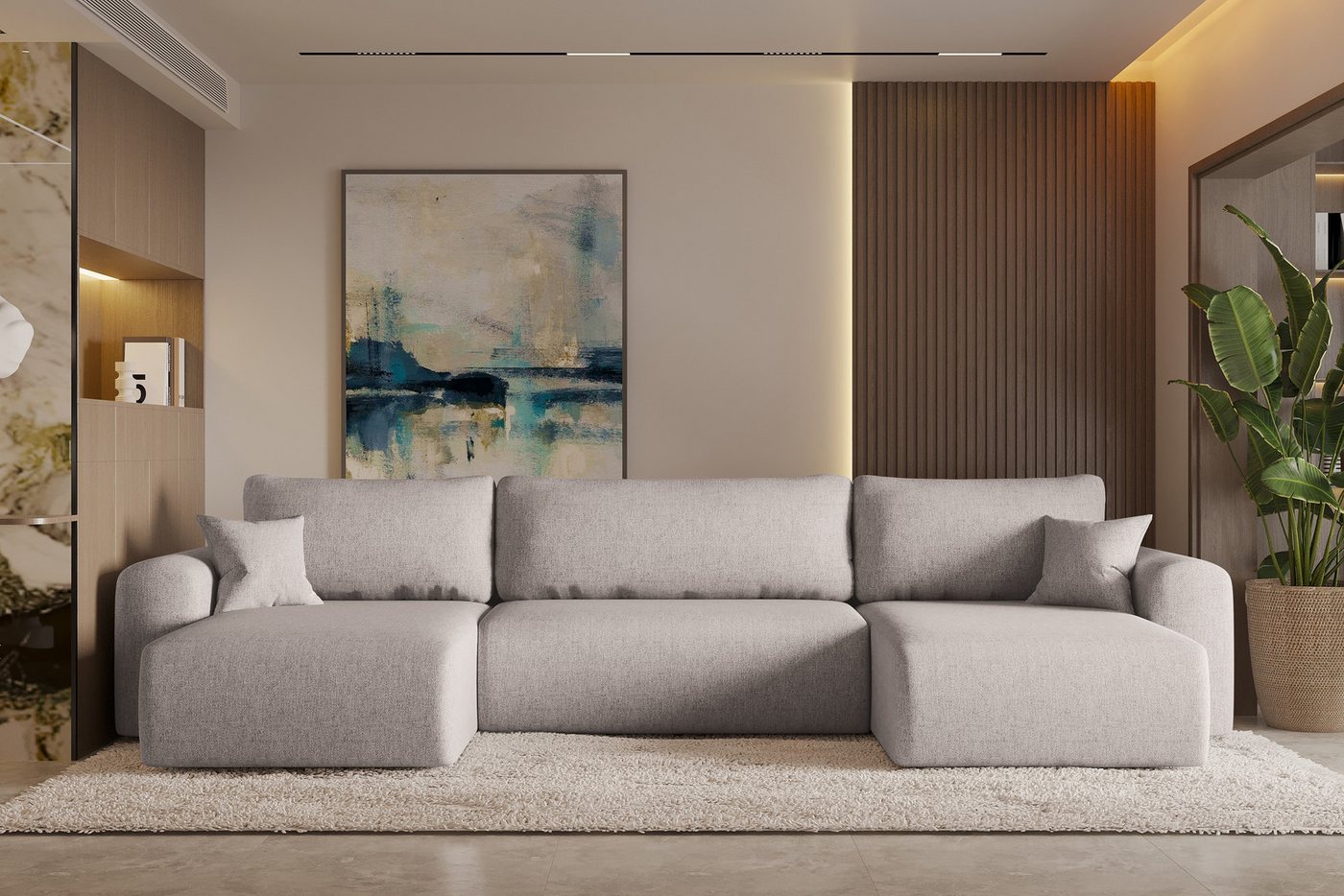 Kaiser Möbel Ecksofa mit schlaffunktion und bettkasten, Sofa U-form, Couch U-form CAPRI Kaiser Möbel Ecksofa mit schlaffunktion und bettkasten, Sofa U-form, Couch U-form CAPRI von Kaiser Möbel