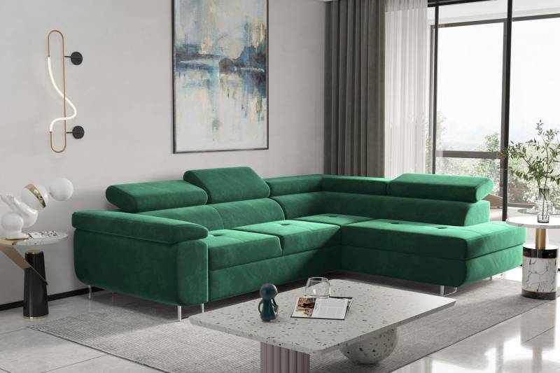 Kaiser Möbel Ecksofa mit schlaffunktion und bettkasten Eckcouch ATOM verschiedene Farben Kaiser Möbel Ecksofa mit schlaffunktion und bettkasten Eckcouch ATOM verschiedene Farben von Kaiser Möbel