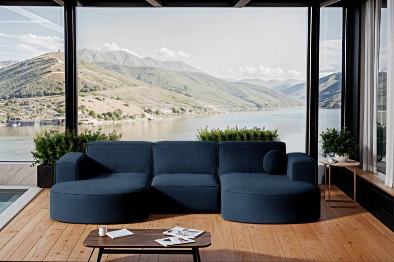 Kaiser Möbel Gartenlounge-Set Gartenmöbel Ecksofa,Couch,Sofa U-Form Garten Modena Studio U Patio von Kaiser Möbel