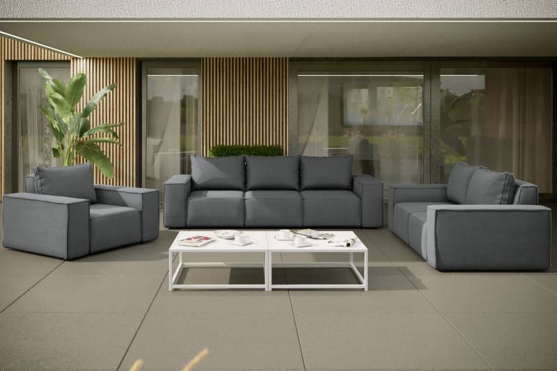 Kaiser Möbel Gartenlounge-Set Gartenmöbel set 3+2 +1 Sonne für den Garten, Terrasse von Kaiser Möbel