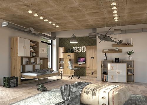 Kaiser Möbel Index Schrankbett, Wandklappbett, Horizontal mit Matratze, Schlafzimmer, Jugenzimmer, Modern Design, Eiche Kaiser Möbel Index Schrankbett, Wandklappbett, Horizontal mit Matratze, Schlafzimmer, Jugenzimmer, Modern Design, Eiche von Kaiser Möbel