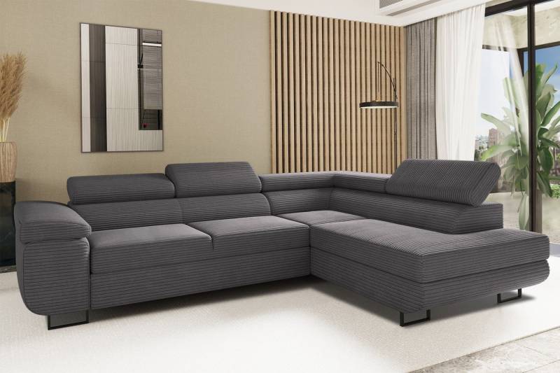 Kaiser Möbel Ecksofa Ecksofa mit schlaffunktion und bettkasten Eckcouch L-Form ATOMIC von Kaiser Möbel