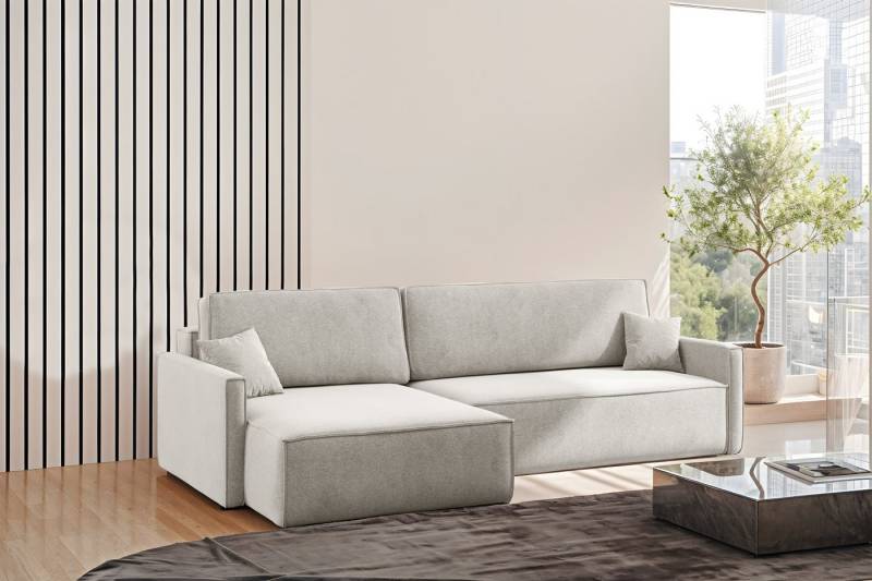 Kaiser Möbel Schlafsofa Schlafsofa Carlos L-Form Bettkasten Stoff Salvador Und Poso von Kaiser Möbel