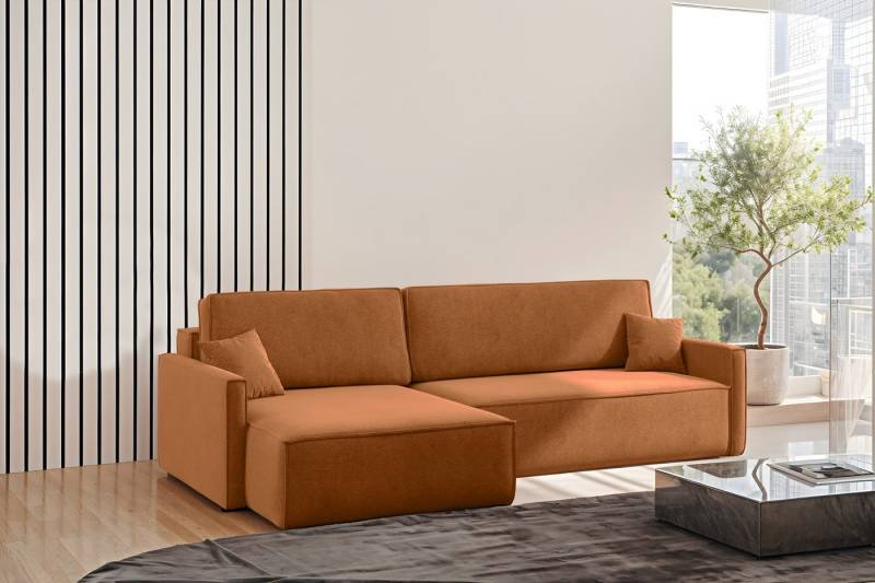 Kaiser Möbel Schlafsofa Schlafsofa Carlos L-Form Bettkasten Stoff Salvador Und Poso von Kaiser Möbel