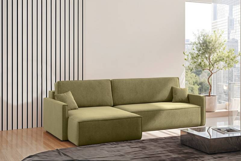 Kaiser Möbel Schlafsofa Schlafsofa Carlos L-Form Bettkasten Stoff Salvador Und Poso von Kaiser Möbel