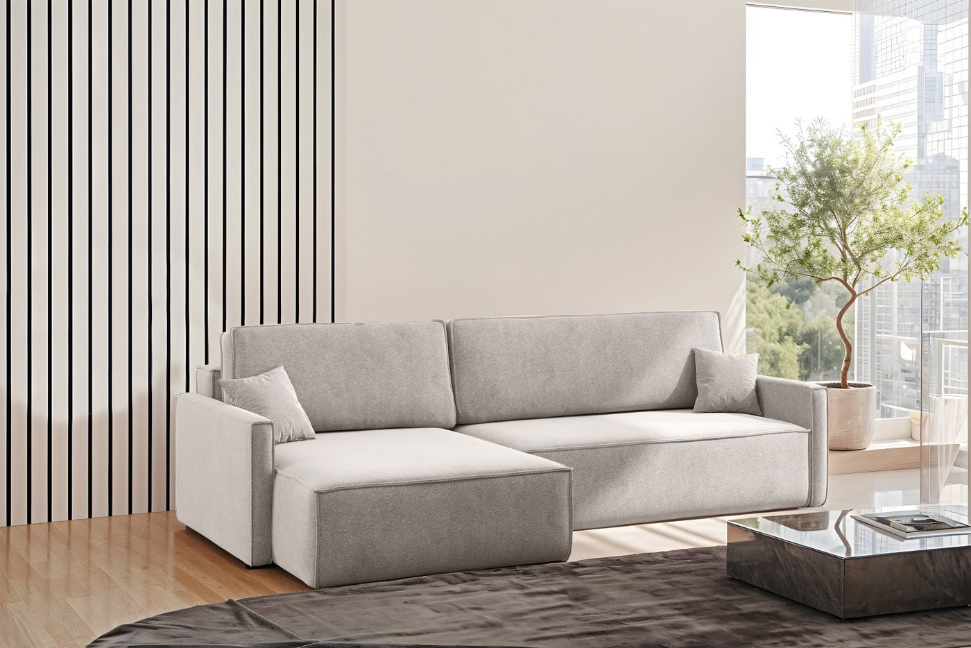 Kaiser Möbel Schlafsofa Schlafsofa Carlos L-Form Bettkasten Stoff Salvador Und Poso Kaiser Möbel Schlafsofa Schlafsofa Carlos L-Form Bettkasten Stoff Salvador Und Poso von Kaiser Möbel
