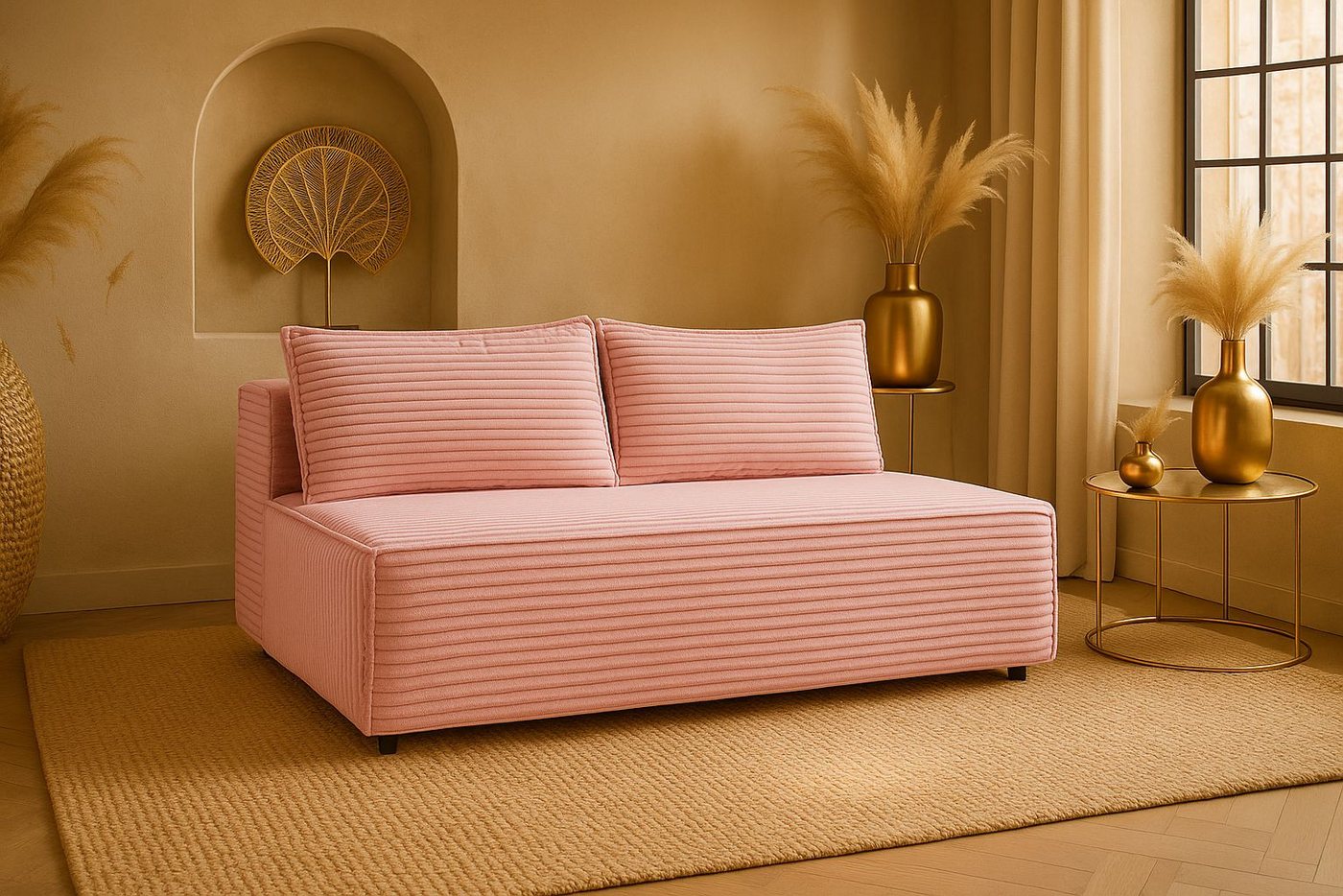 Kaiser Möbel Schlafsofa Sofa mit Bettkasten, DUO Cordstoff, Modernes Schlafsofa aus Cordstoff mit Bettkasten Kaiser Möbel Schlafsofa Sofa mit Bettkasten, DUO Cordstoff, Modernes Schlafsofa aus Cordstoff mit Bettkasten von Kaiser Möbel