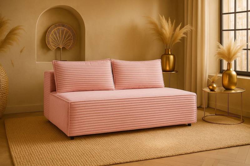 Kaiser Möbel Schlafsofa Sofa mit Bettkasten, DUO Cordstoff, Modernes Schlafsofa aus Cordstoff mit Bettkasten Kaiser Möbel Schlafsofa Sofa mit Bettkasten, DUO Cordstoff, Modernes Schlafsofa aus Cordstoff mit Bettkasten von Kaiser Möbel