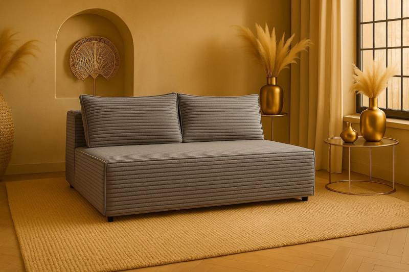 Kaiser Möbel Schlafsofa Sofa mit Bettkasten, DUO Cordstoff, Modernes Schlafsofa aus Cordstoff mit Bettkasten Kaiser Möbel Schlafsofa Sofa mit Bettkasten, DUO Cordstoff, Modernes Schlafsofa aus Cordstoff mit Bettkasten von Kaiser Möbel