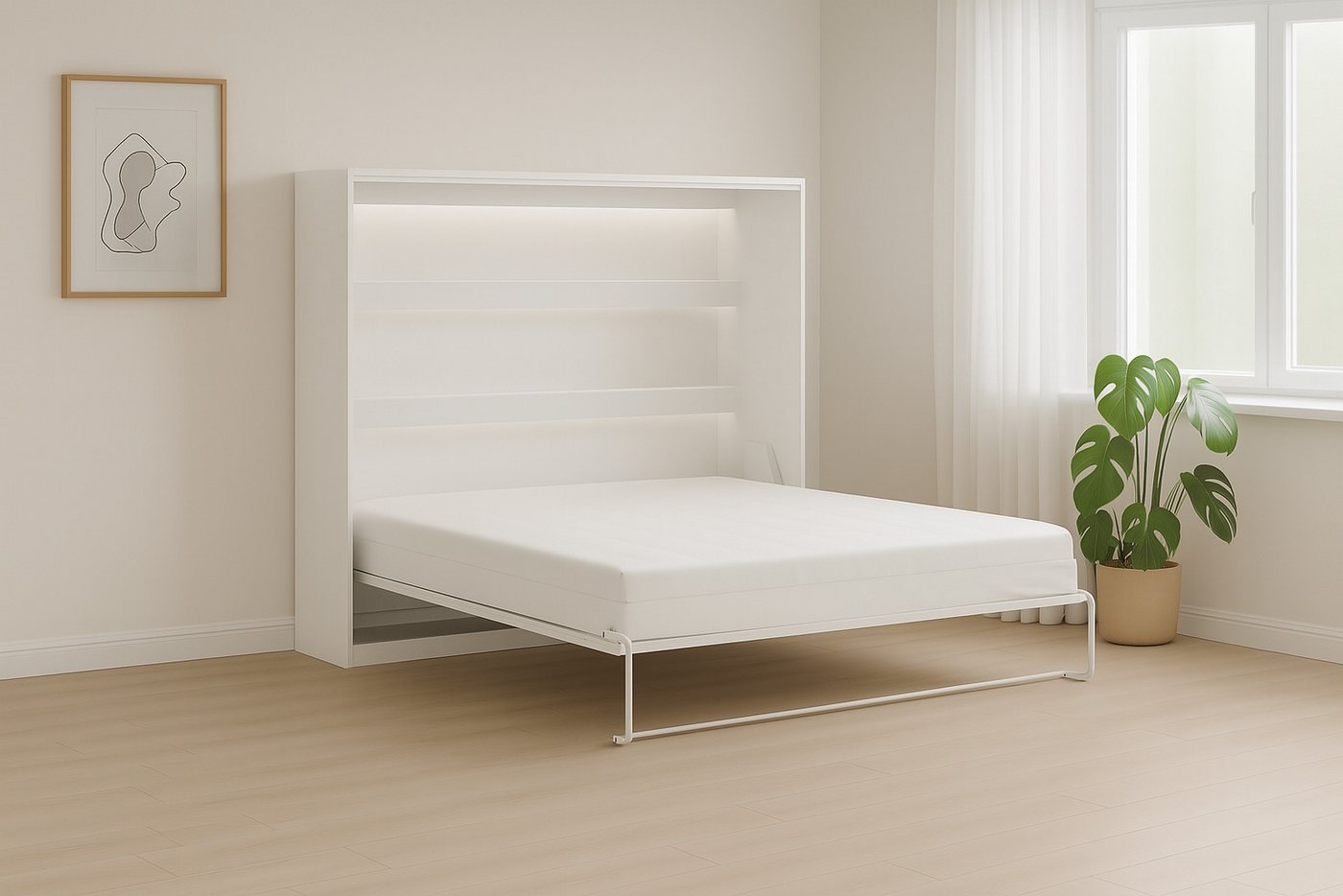 Kaiser Möbel Schrankbett Perfekt horizontales Bett mit Stil und Funktion Horizontal öffnend, moderne Front, platzsparend Kaiser Möbel Schrankbett Perfekt horizontales Bett mit Stil und Funktion Horizontal öffnend, moderne Front, platzsparend von Kaiser Möbel