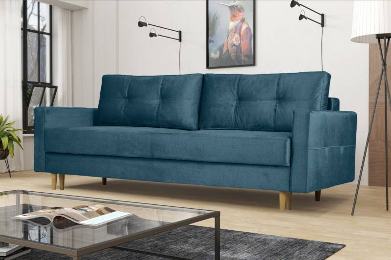Kaiser Möbel Sofa Modernes Sofa Floro - 3-Sitzer mit Schlaffunktion von Kaiser Möbel