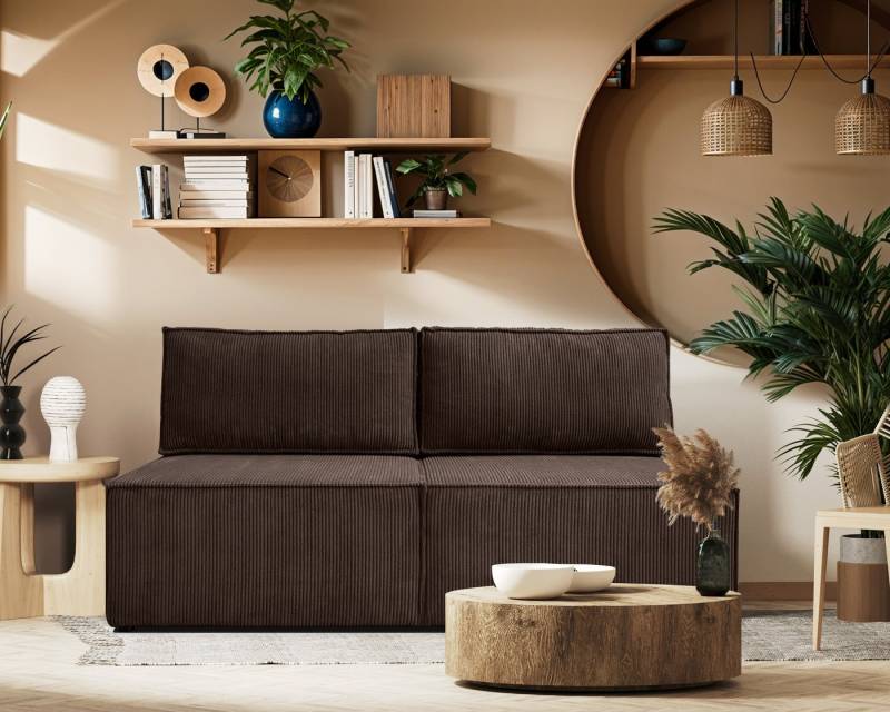 Kaiser Möbel Sofa Schlafsofa mit Bettzeugfach COMPI, Optional mit Bettfunktion und Bettzeugabteil von Kaiser Möbel