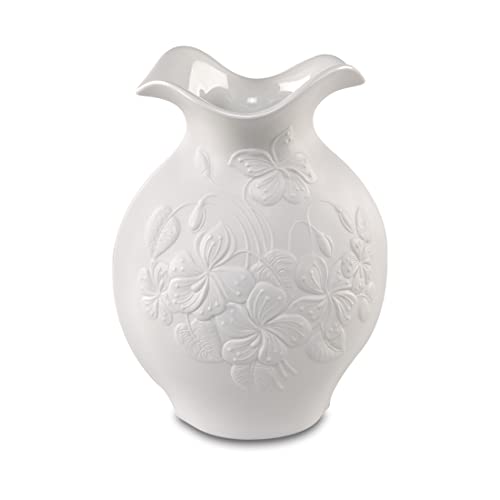 Kaiser Porzellan Vase, Weiß, 20cm von Kaiser