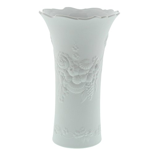 Kaiser Porzellan Vase, Weiß, 24cm von Kaiser