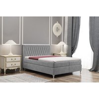 Boxspringbett mit bettkasten matratze KATE stoff Monolith Hellgrau 120x200 cm Boxspringbett mit bettkasten matratze KATE stoff Monolith Hellgrau 120x200 cm von Kaiser