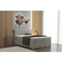 Boxspringbett mit bettkasten und matratze + topper sevilla stoff Riviera Beige 140x200 cm Boxspringbett mit bettkasten und matratze + topper sevilla stoff Riviera Beige 140x200 cm von Kaiser