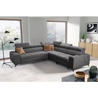 Designer-Ecksofa mit Schlaffunktion und Bar greco iii Avra Dunkelgrau Rechts Designer-Ecksofa mit Schlaffunktion und Bar greco iii Avra Dunkelgrau Rechts von Kaiser
