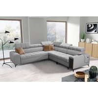 Designer-Ecksofa mit Schlaffunktion und Bar greco iii Avra Grau Rechts Designer-Ecksofa mit Schlaffunktion und Bar greco iii Avra Grau Rechts von Kaiser