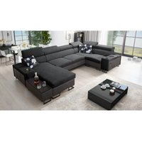 Großes Ecksofa für das Wohnzimmer mit Bar und Schlaffunktion melody iv mini Tauro/Freya Graphit/Anth Großes Ecksofa für das Wohnzimmer mit Bar und Schlaffunktion melody iv mini Tauro/Freya Graphit/Anth von Kaiser