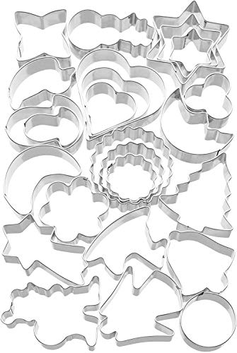 Original Kaiser Ausstechformen Weihnachten 25-teilig, Plätzchen Ausstecher, Keksausstecher, Plätzchenausstecher, Cookie Cutter, zum Ausstechen von Plätzchen, Keksen, Fondant von ORIGINAL KAISER