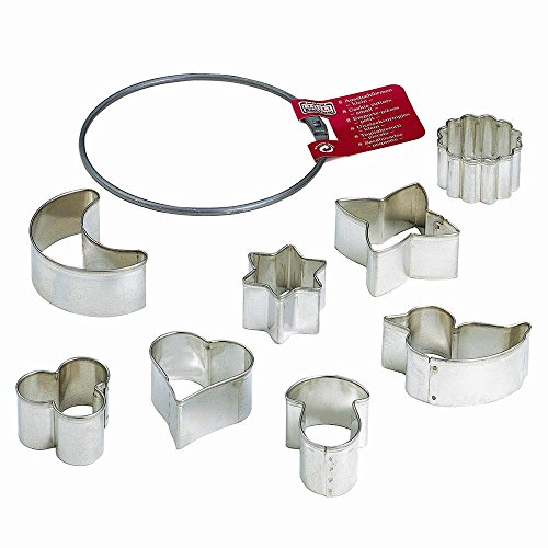 Original Kaiser Ausstechformen- Ring klein 8-teilig, Weihnachten Starter-Set, Keksausstecher, Plätzchen Ausstecher für Kekse, Plätzchen unterschiedliche Größen von ORIGINAL KAISER