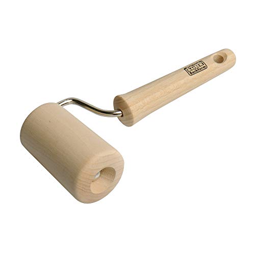 Original Kaiser Classic Teigroller klein 19 x 7,5 cm, Nudelholz, Teigausroller, Buchenholz, Leichtlauf-Mechanismus, Natur von ORIGINAL KAISER