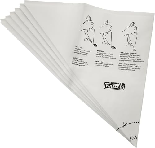 ORIGINAL KAISER Backzubehör, Papier, weiß, 28 x 28 x 13 cm, 6-Einheiten von ORIGINAL KAISER