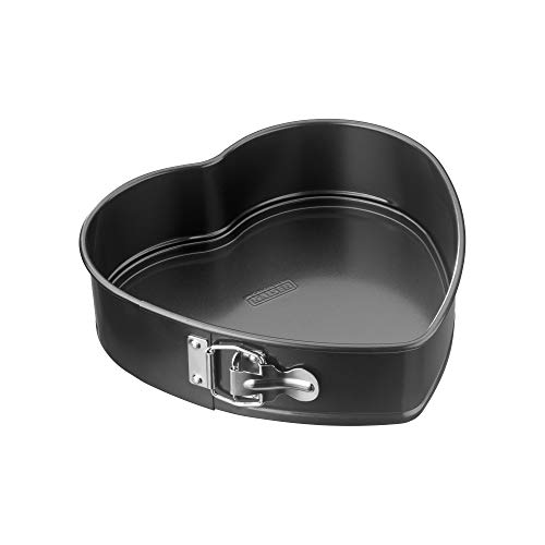 Original Kaiser Classic Springform- Herzbackform 25 x 26 x 7 cm, Herz-Springform antihaftbeschichtet, Kuchenform Herz auslaufsicher, gleichmäßige Bräunung, Backform Herz, Schwarz Original Kaiser Classic Springform- Herzbackform 25 x 26 x 7 cm, Herz-Springform antihaftbeschichtet, Kuchenform Herz auslaufsicher, gleichmäßige Bräunung, Backform Herz, Schwarz von ORIGINAL KAISER