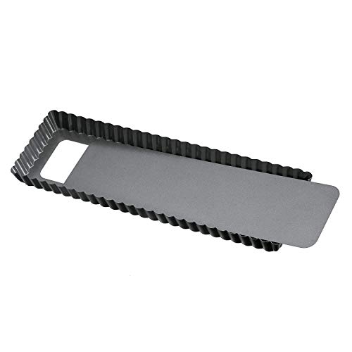 ORIGINAL KAISER Quiche-/Obstkuchenform La Forme Plus 35x13cm, Stahl, Schwarz, 35 x 13 x 3 cm von ORIGINAL KAISER